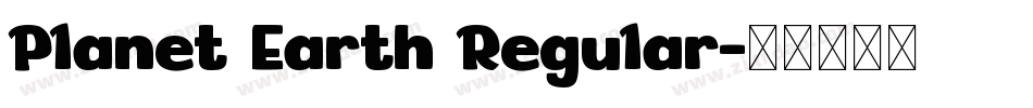 Planet Earth Regular字体转换